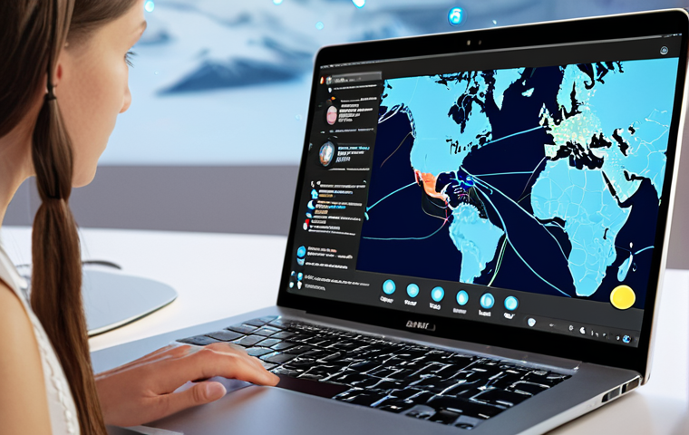 **Prompt 1 (Global Opportunities):**
"A diverse person, radiating professionalism, is shown working on a laptop, with a backdrop of shimmering holographic global network connections and a subtle, blurred map of Scandinavia. The image should convey themes of remote work, international career opportunities, and the boundless possibilities unlocked by learning a new language in the digital age. Emphasize a sleek, modern, and aspirational aesthetic with bright, inviting lighting. --ar 16:9"